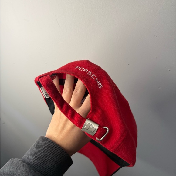 Vtg Porsche Red Cap - Picture 3 of 4